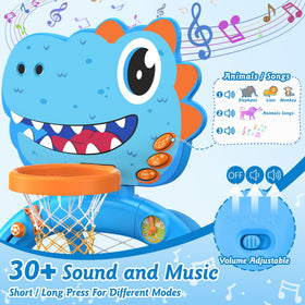 Twinkoo dinosaur toy assembly gear blue helps develop fine motor coordination
