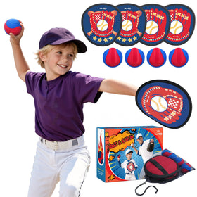 Twinkoo Toss and Catch ball set with carry bag for easy outdoor play