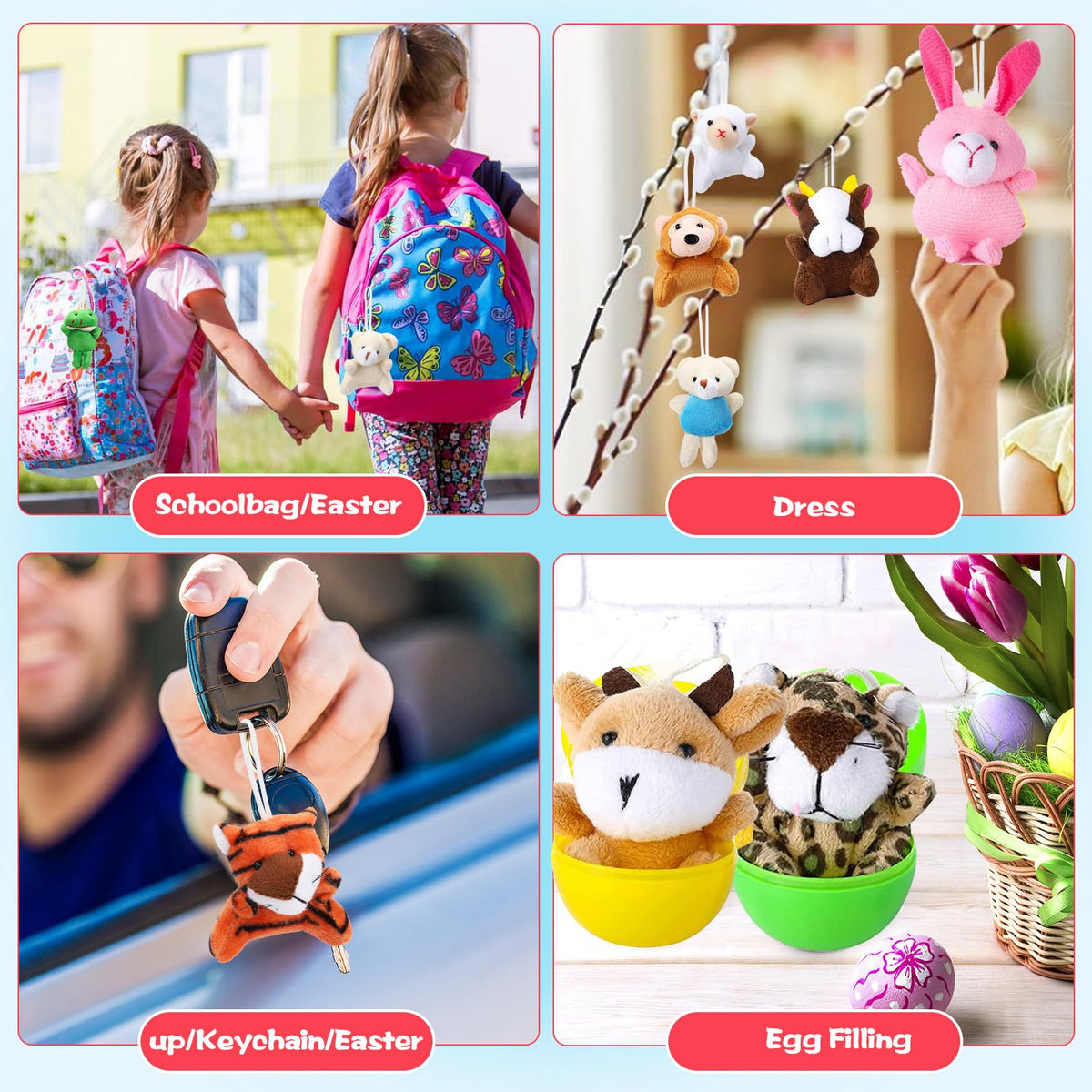 Twister.CK Easter eggs perfect as basket stuffers with soft plush gifts.