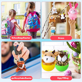 Twister.CK Easter eggs perfect as basket stuffers with soft plush gifts.