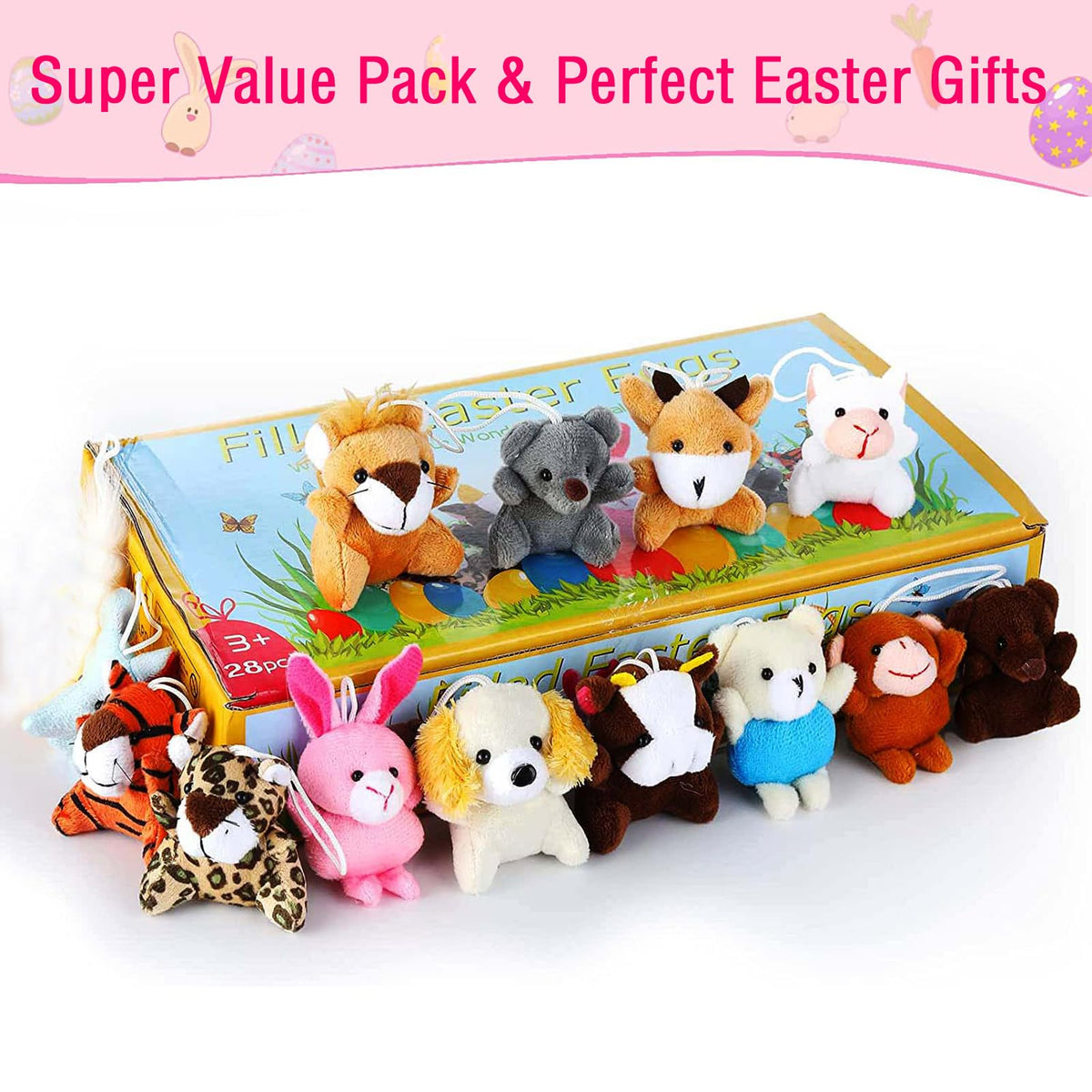 Twister.CK plush-filled eggs ideal as party favors.