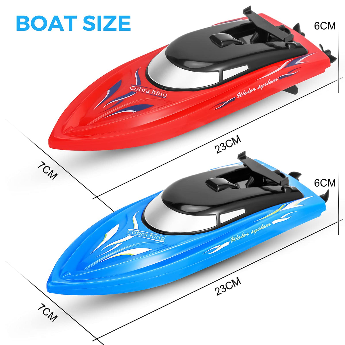 Twister.CK waterproof RC boat close-up highlighting sunlit hull for outdoor fun.