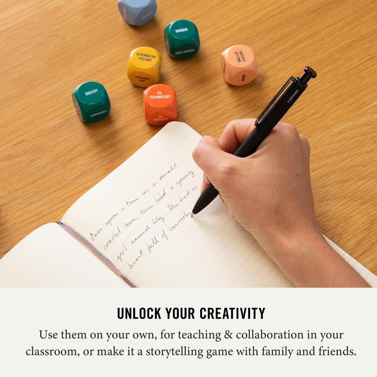 Two Tumbleweeds Writing Dice solo or group use for creative writing.