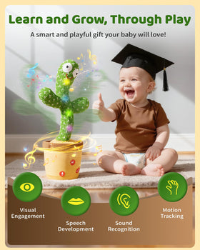 TWORIVER talking cactus recording playback feature for personalized storytelling