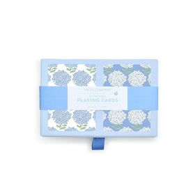 Two's Company Hydrangea textured finish improves grip for smoother shuffling.