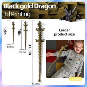 TXB3DOK dragon detail texture highlights intricate scales and a smooth finish.