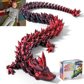 TXB3DOK dragon oversized articulated pose enhances desk display and creativity.
