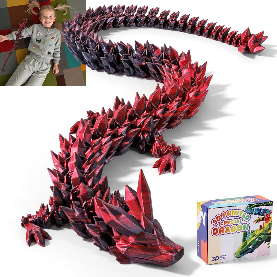 TXB3DOK dragon oversized articulated pose enhances desk display and creativity.