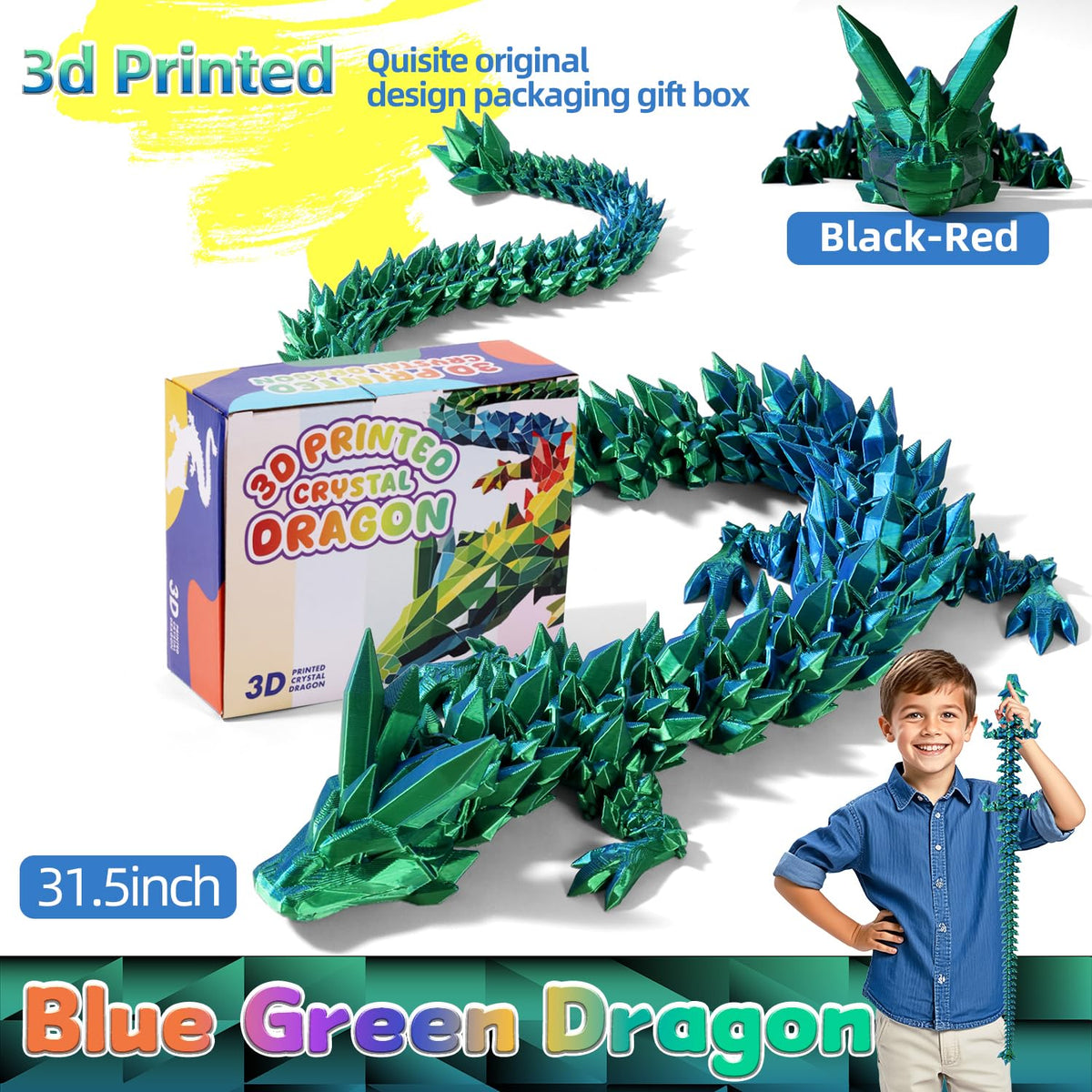 TXB3DOK giant 3D-printed dragon reveals detailed texture for dramatic display