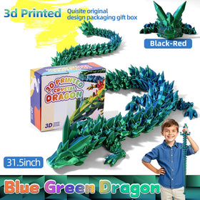 TXB3DOK giant 3D-printed dragon reveals detailed texture for dramatic display