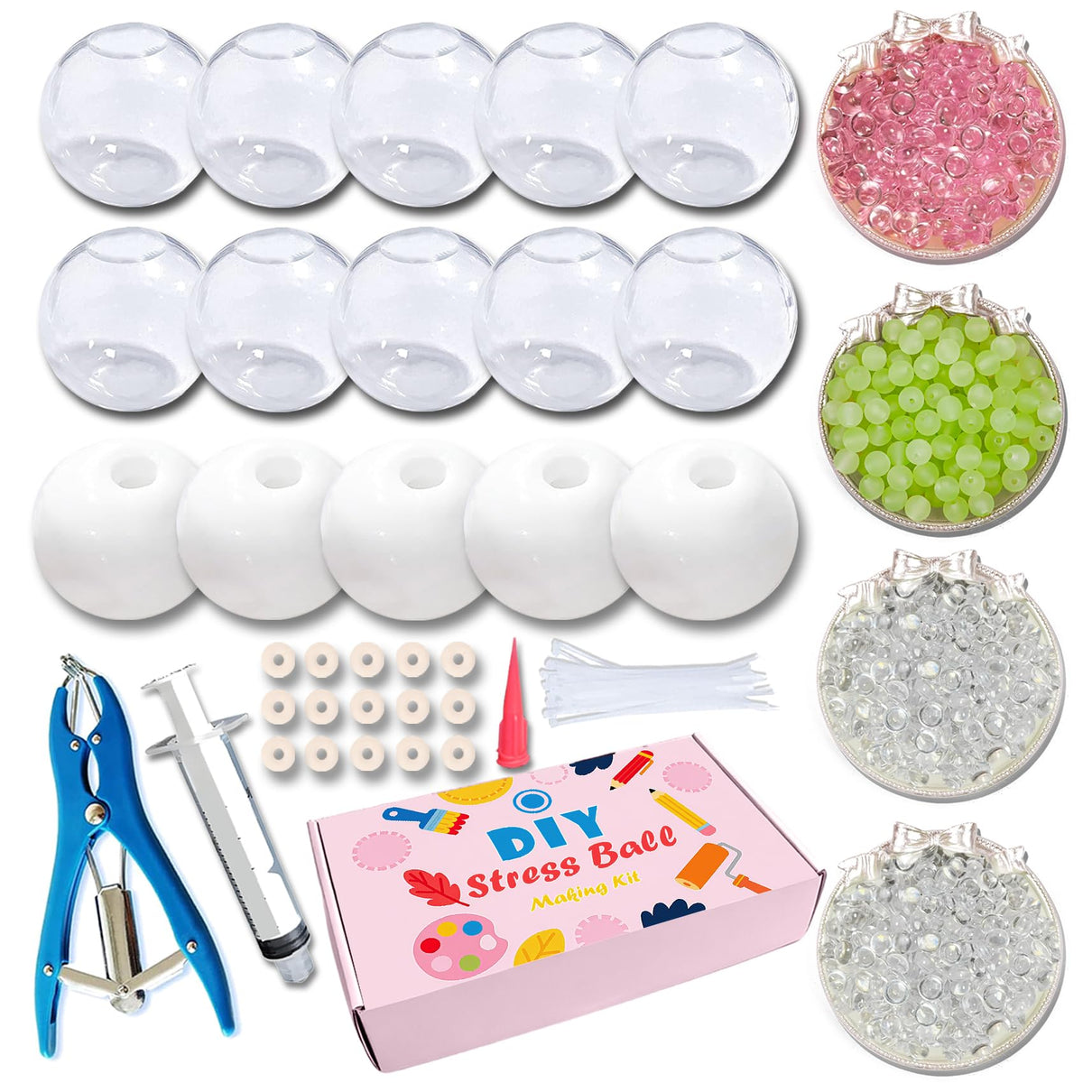 TXGSDXS DIY stress ball skins for personalized fidget toys and quick calming play