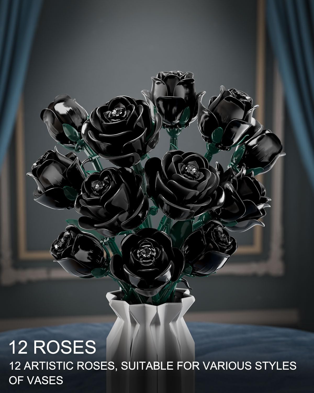TYCOLE adjustable stems for customizable vase arrangements.