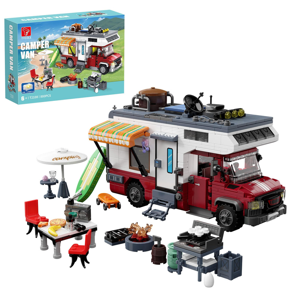 TYCOLE City Camper Van exterior view, ideal for display and imaginative adventures.