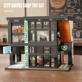 TYCOLE coffee bar and dining area detail for realistic cafe play