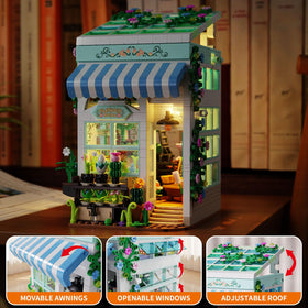 TYCOLE Flower House miniature plants and pots add real-world charm.