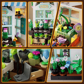 TYCOLE Flower House recliners and decor enhance cozy reading or desk space.
