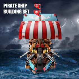 TYCOLE pirate ship LED lights illuminate decks for immersive night-time play and display