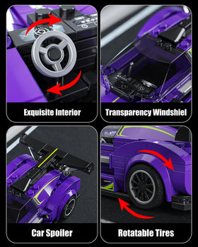 TYCOLE model features tail wing and rear spoiler for realism.
