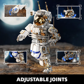 TYCOLE space astronaut poseable joints enable dynamic poses