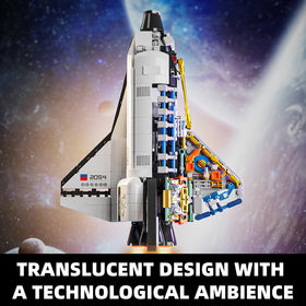 TYCOLE Space Shuttle stretchable satellite demonstrates interactive play and curiosity.