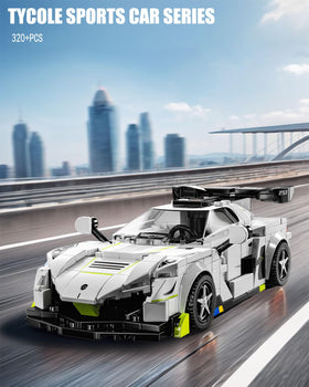 TYCOLE race car with openable cover showing detailed features