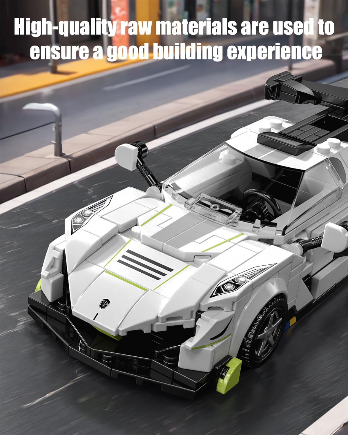 Rotatable tires on a TYCOLE model add realism for display