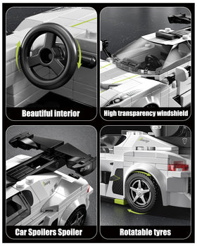 Step by step instructions for TYCOLE Technic Sports Cars build