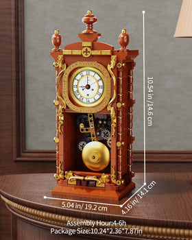 TYCOLE clock requires one AA battery to power.