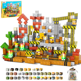 Tyholoo 300-piece magnetic blocks set for creative play and STEM exploration.