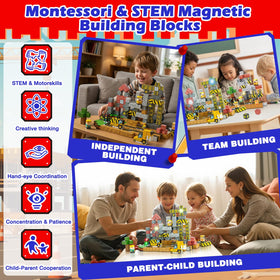 Tyholoo magnetic cubes click to form stable structures and foster spatial thinking.