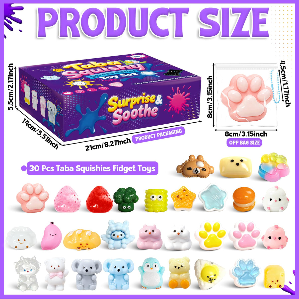 Tylices 24 Easter cards included for festive greetings with the squishies set.