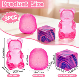 Tylices purple stress cube close-up, boosts concentration during work