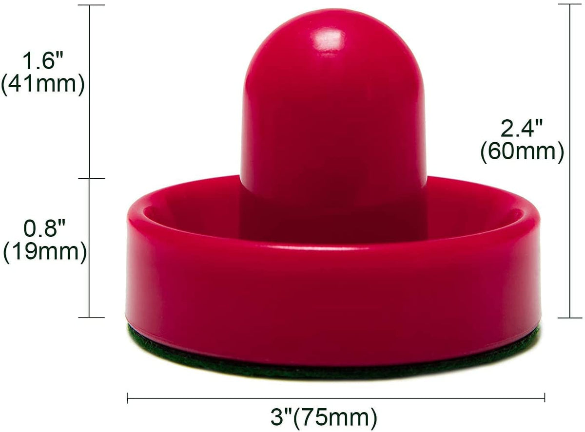 TYRDAN puck bottom features soft felt to protect surfaces