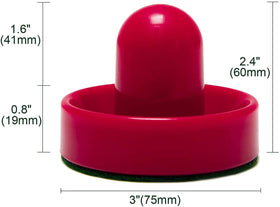 TYRDAN puck bottom features soft felt to protect surfaces
