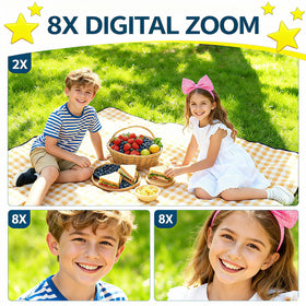 Includes a 32GB memory card for photo storage
