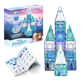 Tytan Disney Frozen magnetic tiles glitter castle for creative play and STEM learning