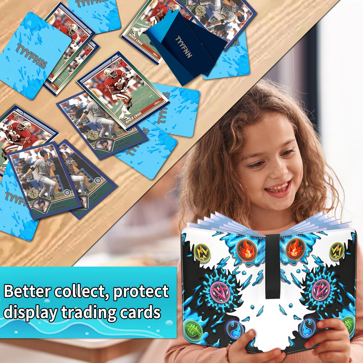 Zippered closure and protective design prevent card loss during transport.