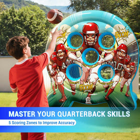 Tzsmat giant backyard toss game with arcade-style design boosts outdoor play