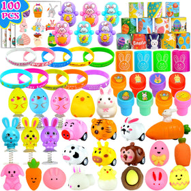 U-Goforst Easter filler slap bracelets bright colors for party fun
