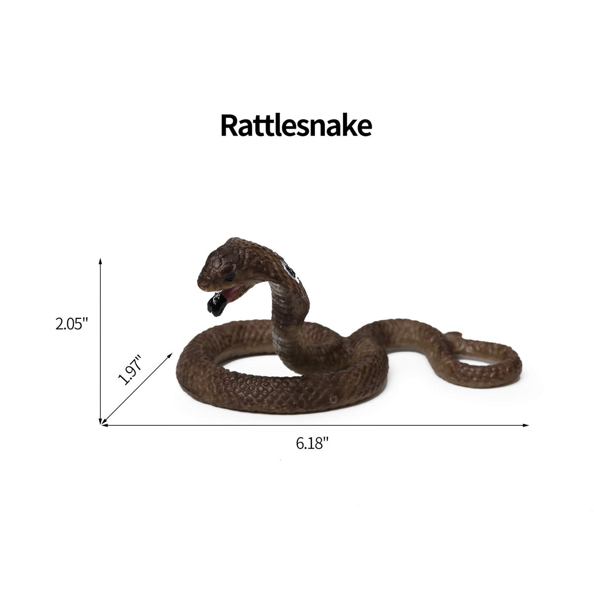 UANDME Boa constrictor figurine with realistic texture for display shelves.
