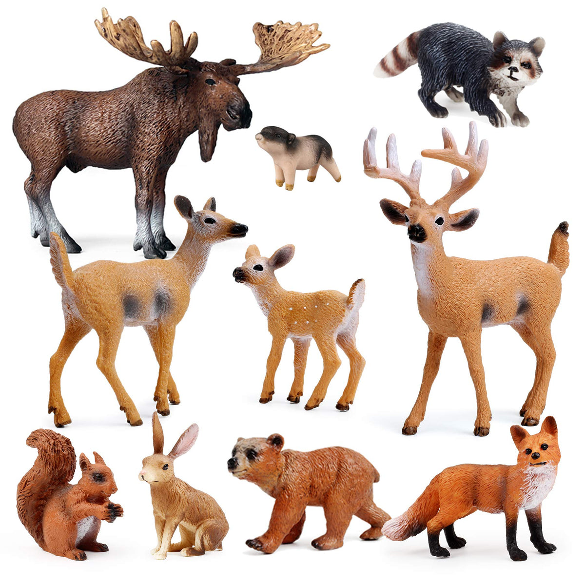 UANDME forest buck figure with natural colors for displays and cake toppers