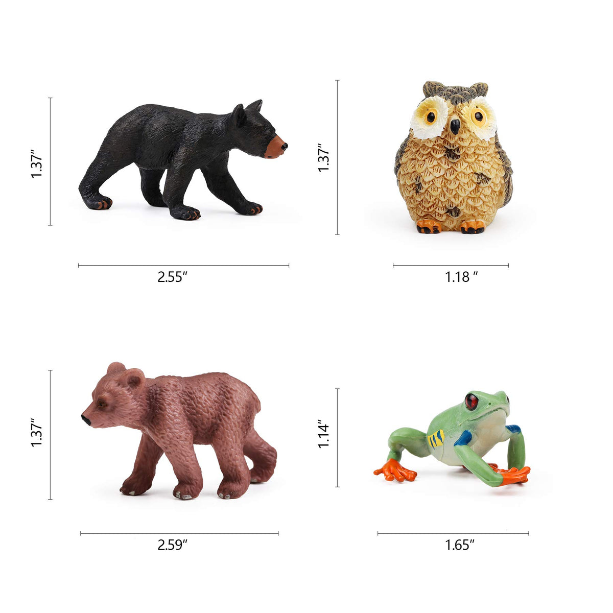 UANDME red fox figure bright for party decor and storytelling