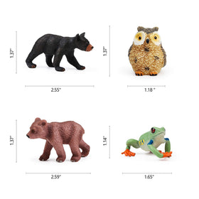 UANDME red fox figure bright for party decor and storytelling