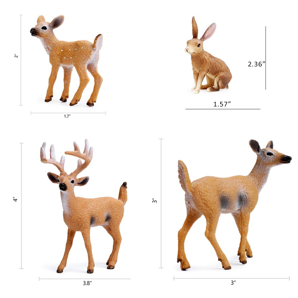 UANDME forest moose figure bold presence for displays and cake toppers