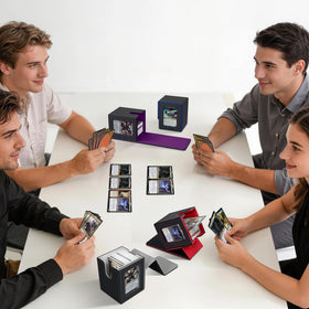 UAONO includes 4 top loaders to protect Commander cards