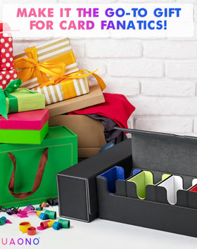 UAONO card deck box microfiber lining guards cards from scratches