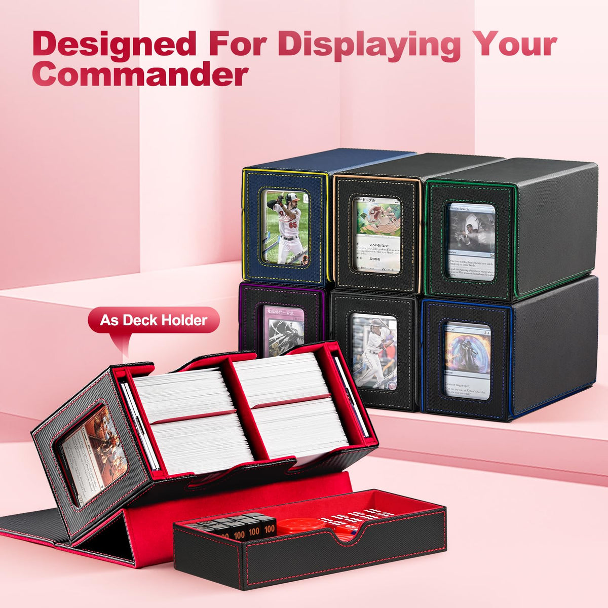 UAONO portable organizer suitable for MTG PTCG OCG and other games.