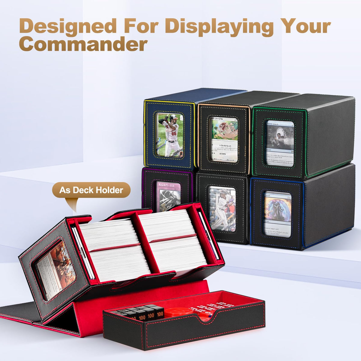 UAONO card dividers included to organize different decks