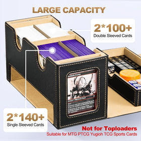 UAONO microfiber inner lining cushions cards and prevents scratches