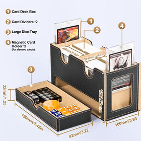 UAONO PU leather outer protects cards during travel